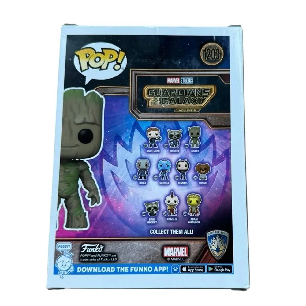 Funko Pop Marvel Groot #1203 Guardians Galaxy Vol 3 Vinyl Bobblehead